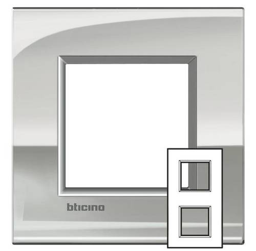 Legrand Rahmen Living&Light Grau LNE4802M2PL