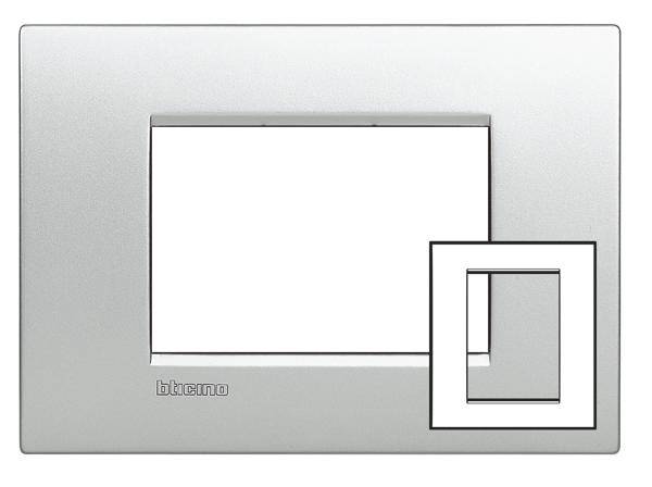 Legrand Rahmen Living&Light Aluminium LNC4826TE 1St.