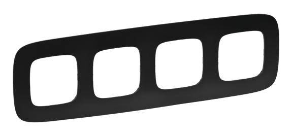 Legrand Rahmen Valena Life Allure Schwarz 754404 1St.