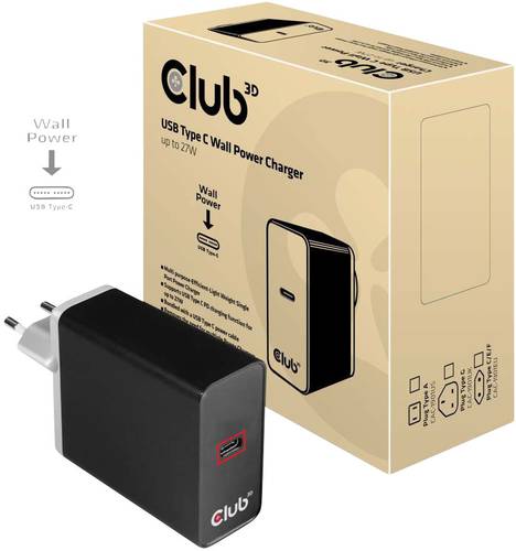 Club3D CAC-1901EU USB-Ladegerät Steckdose