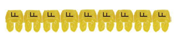Legrand 038335 Kennzeichnungsclip Aufdruck F Außendurchmesser-Bereich 2.70 bis 3.90mm 038335