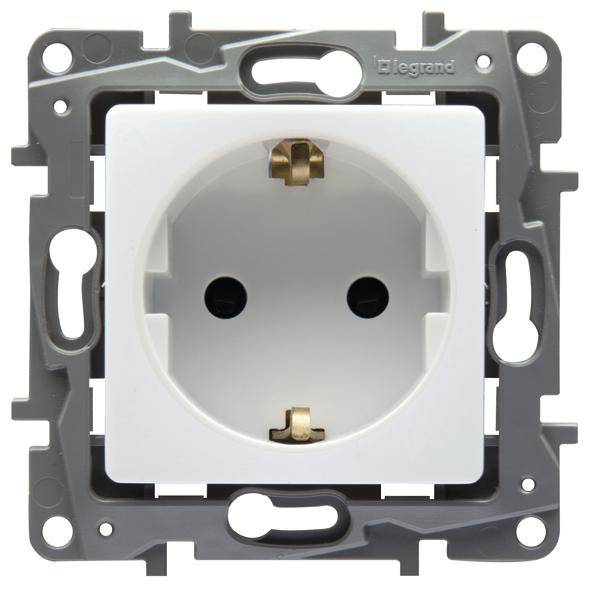 Legrand Steckdose Niloe Weiß 664731 1St.