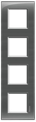 Legrand Rahmen Living&Light Grau LNA4802M4KF