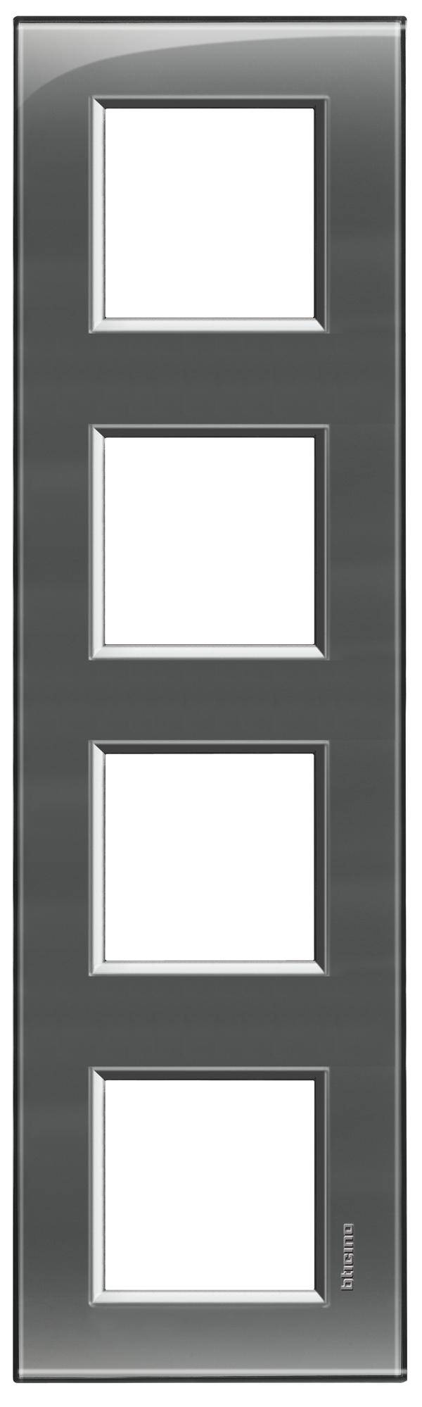 Legrand Rahmen Living&Light Grau LNA4802M4KF 1St.