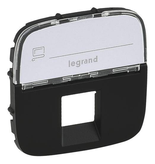 Legrand Abdeckung Valena Life Allure Schwarz 755478 1St.