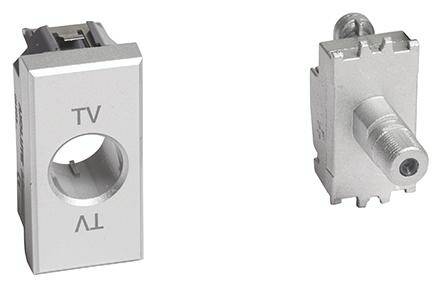 Legrand TV-Steckdose Axolute Anthrazit H4202F 1St.