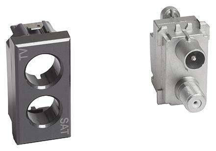 Legrand TV-, SAT-Steckdose Axolute Anthrazit H4214D 1St.