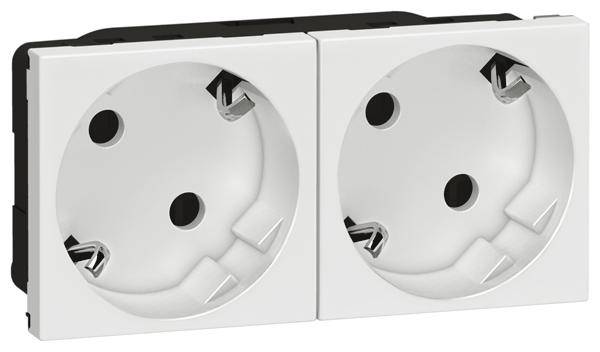 Legrand Steckdose Mosaic Weiß 077253 1St.