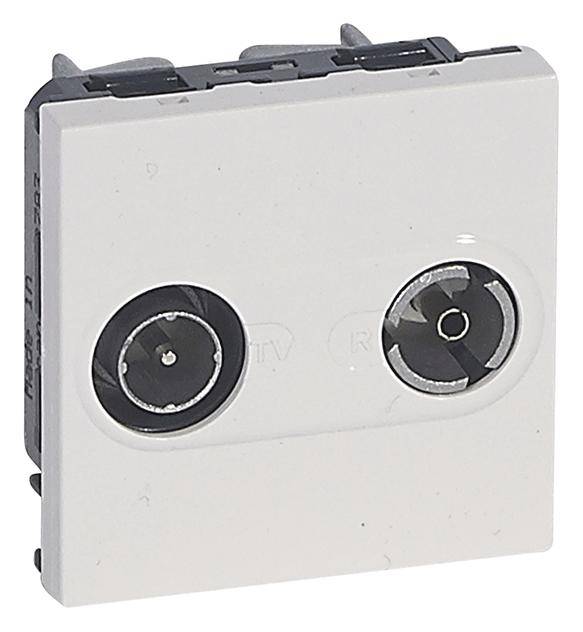 Legrand TV-Steckdose Mosaic Weiß 078783 1St.