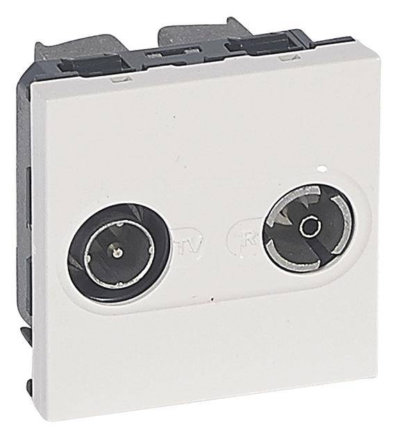 Legrand TV-Steckdose Mosaic Reinweiß 078787 1St.