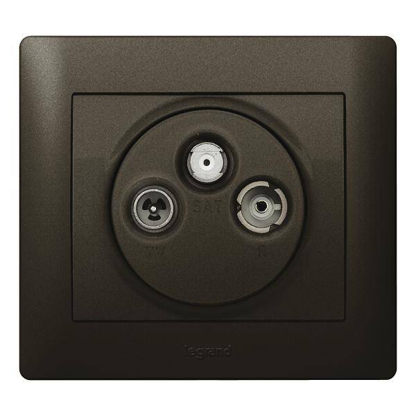 Legrand Abdeckung Galea / Pro21 Bronze 771273 1St.