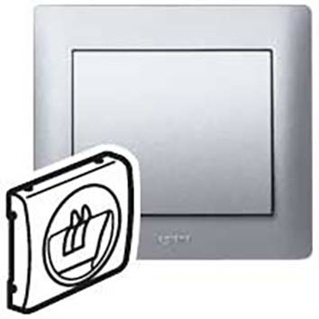 Legrand Abdeckung Galea / Pro21 Aluminium 771300 1St.
