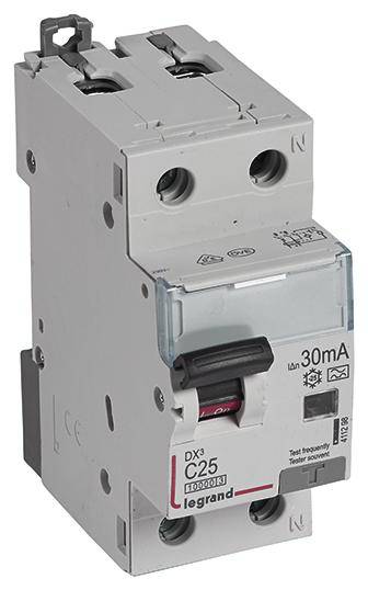 Legrand 411298 FI-Schutzschalter/Leitungsschutzschalter 25A 230 V/AC