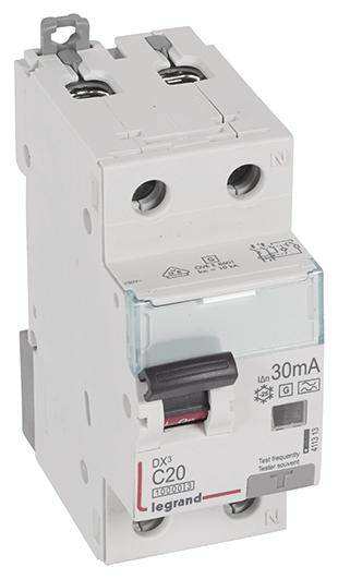 Legrand 411313 FI-Schutzschalter/Leitungsschutzschalter 20A 230 V/AC
