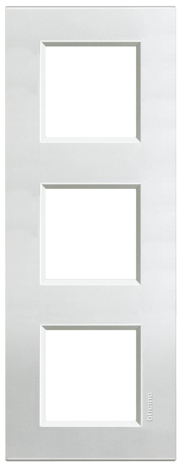 Legrand Rahmen Living&Light Silber LNA4802M3AG 1St.