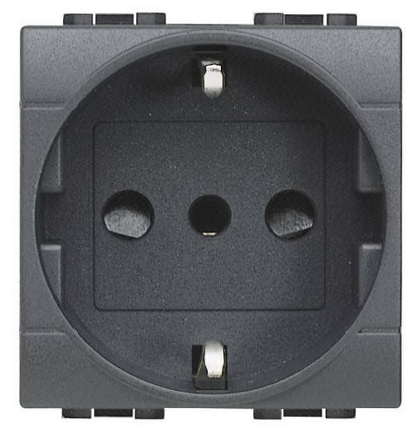 Legrand Steckdose Living&Light Anthrazit L4140 1St.