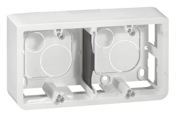 Legrand Aufputzgehäuse Niloe Weiß 664799 1St.