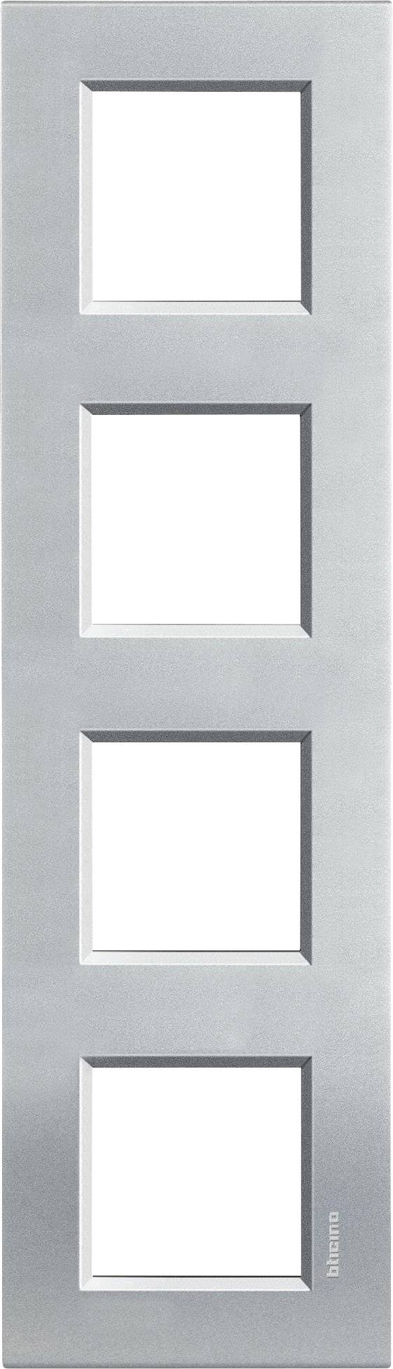 Legrand Rahmen Living&Light Aluminium LNA4802M4TE 1St.