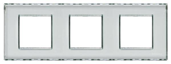 Legrand Rahmen Living&Light Kristall LND4802M3KR 1St.
