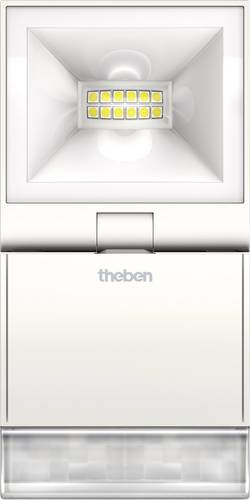 Theben theLeda S10 WH 1020921 LED Außenstrahler mit Bewegungsmelder 10W Weiß  - Onlineshop Voelkner