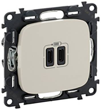 Legrand USB-Steckdose Valena Life Allure Beige 755346 1St.