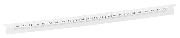 Legrand 037782 Kennzeichnungsclip Aufdruck 2 Außendurchmesser-Bereich 0.80 bis 2.20mm 037782
