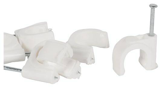 Legrand 031560 Nagelschellen 031560 Bündel-Ø-Bereich 12mm (max) Reinweiß 100St.