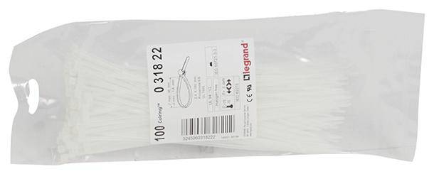 Legrand 031822 031822 Kabelbinder 180mm 2.40mm Natur 1000St.