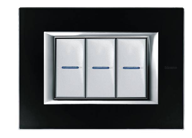 Legrand Rahmen Axolute Schwarz HA4803VNN 1St.