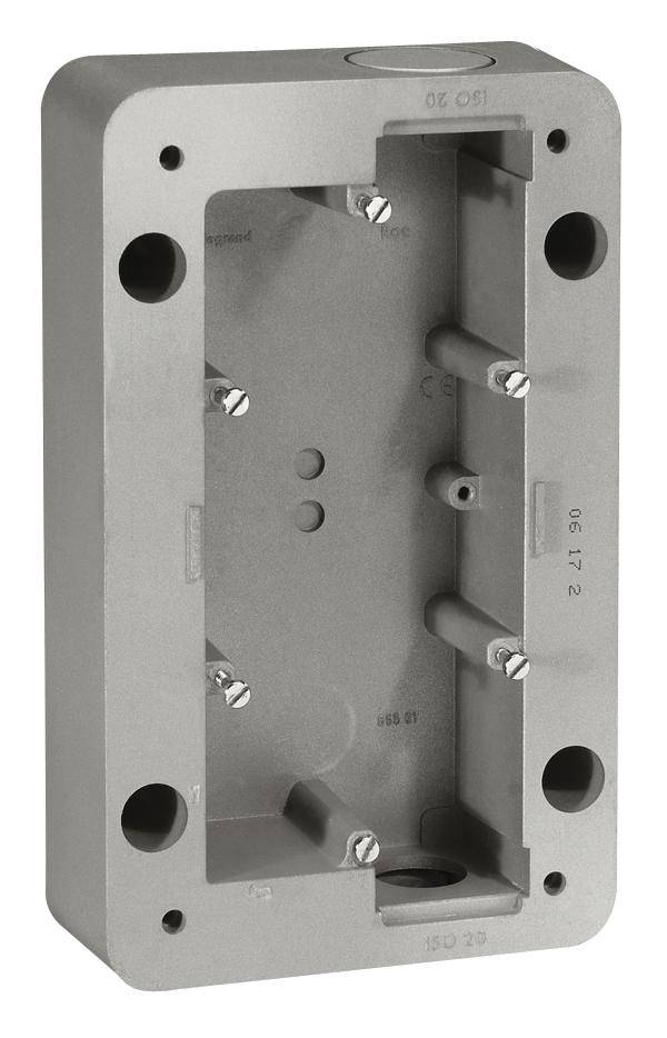Legrand Aufputzgehäuse Soliroc Grau 077892 1St.