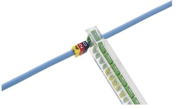 Legrand 038235 Kennzeichnungsclip Aufdruck 5 Außendurchmesser-Bereich 3.80 bis 5mm 038235