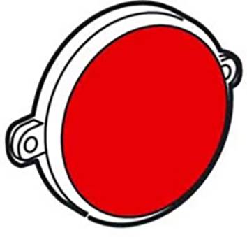 Legrand Haube für Lichtsignal Galea / Pro21 Rot 775948 1St.