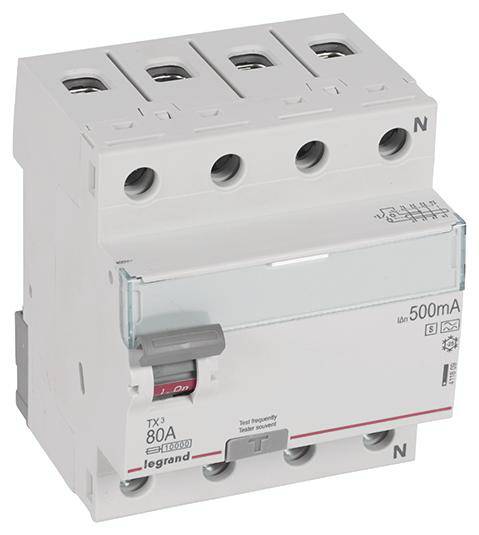 Legrand 411809 411809 FI-Schutzschalter A 80A 400V