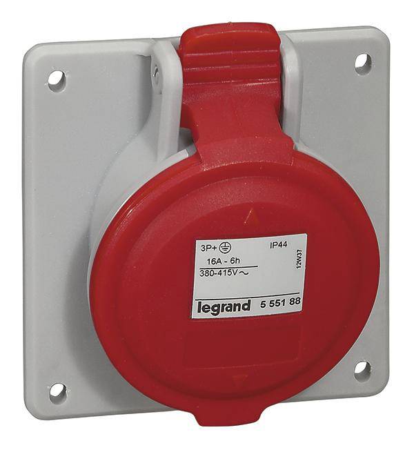 Legrand 555188 555188 CEE Anbaudose 16A 4polig 415 V/AC 1St.