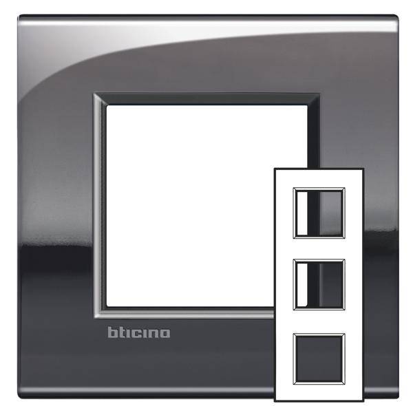 Legrand Rahmen Living&Light Grau LNE4802M3PT 1St.