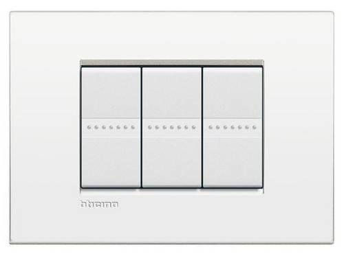 Legrand Rahmen Living&Light Weiß LNC4803BN
