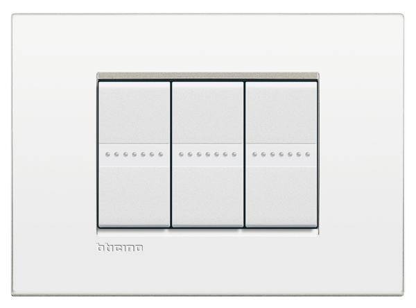 Legrand Rahmen Living&Light Weiß LNC4803BN 1St.