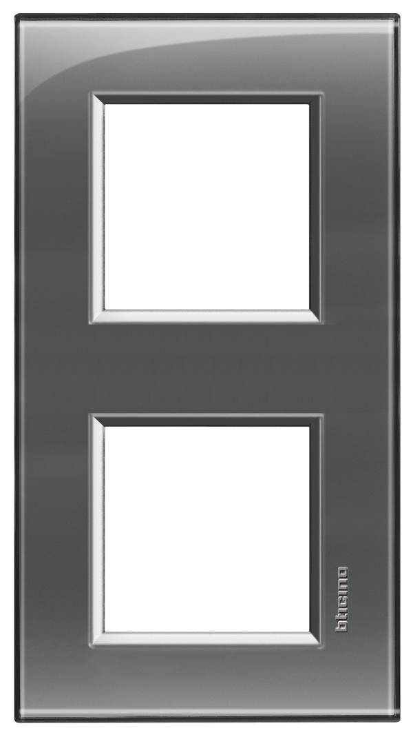 Legrand Rahmen Living&Light Grau LNA4802M2KF 1St.