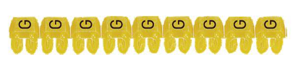 Legrand 038336 Kennzeichnungsclip Aufdruck G Außendurchmesser-Bereich 2.70 bis 3.90mm 038336
