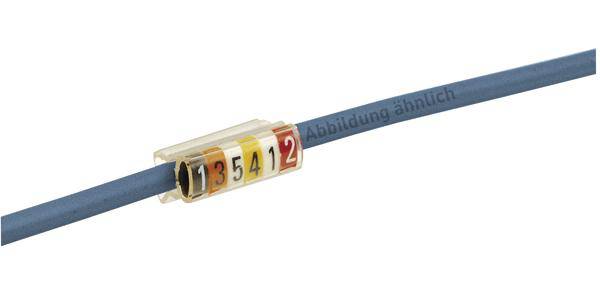 Legrand 037810 Kennzeichnungsclip Aufdruck 2 Außendurchmesser-Bereich 0.80 bis 2.20mm 037810