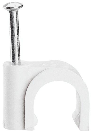 Legrand 031554 Nagelschellen 031554 Bündel-Ø-Bereich 5mm (max) Reinweiß 2000St.