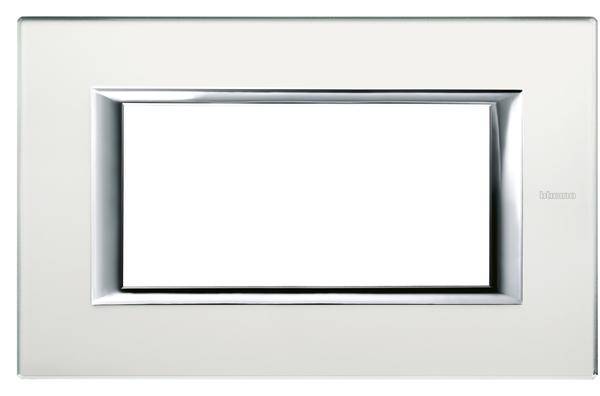 Legrand Rahmen Axolute Grau, Weiß HA4804VSA 1St.