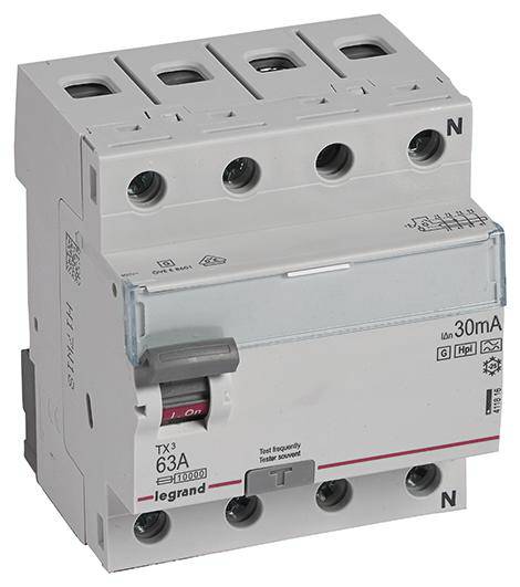Legrand 411816 411816 FI-Schutzschalter A 63A 400V