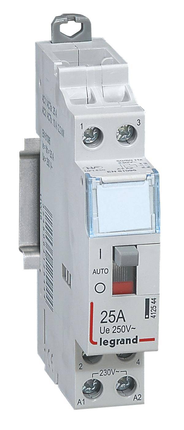 Legrand 412544 Installationsschütz 2 Schließer 230V 25A 1St.