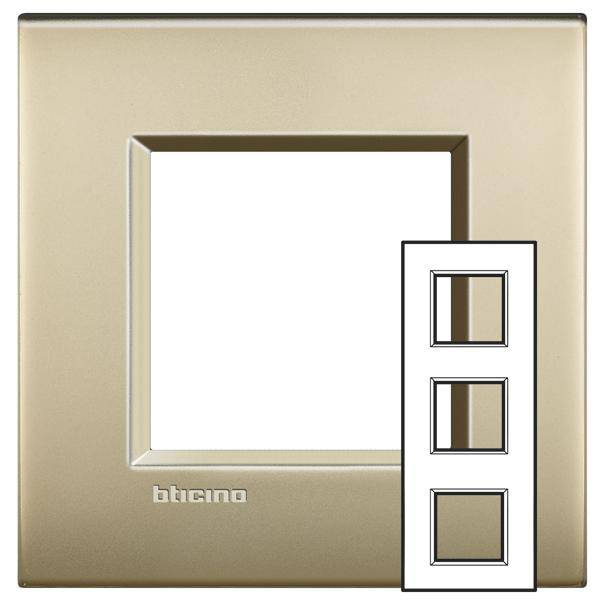Legrand Rahmen Living&Light Gold LNE4802M3OF 1St.