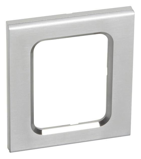 Legrand Abdeckung Mosaic Edelstahl 069126 1St.