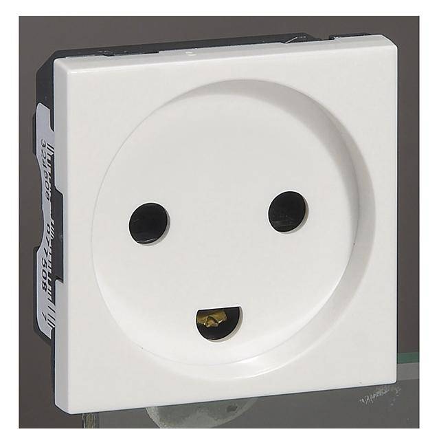 Legrand Steckdose Mosaic Weiß 077508 1St.