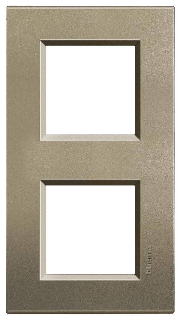 Legrand Rahmen Living&Light Bronze LNA4802M2SQ 1St.