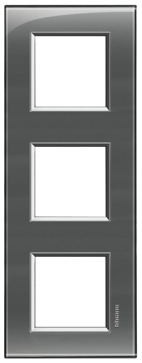 Legrand Rahmen Living&Light Grau LNA4802M3KF 1St.