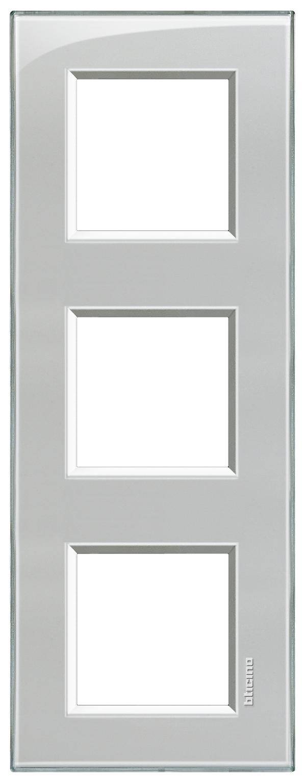 Legrand Rahmen Living&Light Grau LNA4802M3KG 1St.